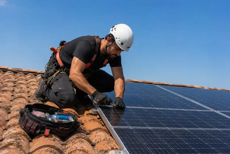 Maintenance et monitoring de panneaux solaires à Aulnay